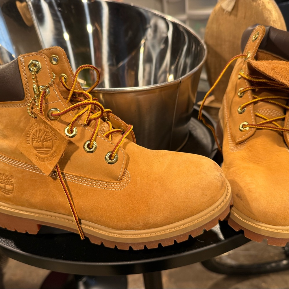 Timberland Brown Knit Fabric